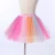 Import New Design Girls Colorful Veil Skirts Rainbow Elastic Waistband Stylish Ballet Dance Tutu Skirts from China