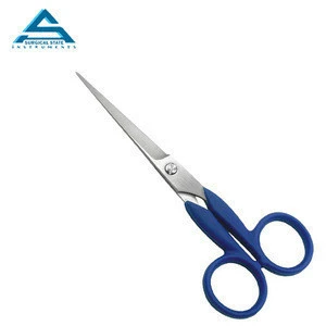New Design Top quality Barber Scissors 6&quot;Custom Color Plastic Handle Personal Care Hair Scissors