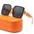 Import New Designer Sunglass 2024 Women Lentes De Sol Shades Square Trendy High Quality Ladies Luxury Sunglasses UV400 from China