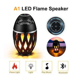 New Flame Speaker  Outdoor Portable Bluetooth speaker portable radio LED lights