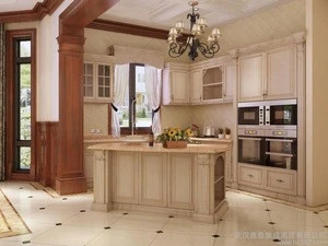 new modern style of American white kitchen cabinet doors in shake style