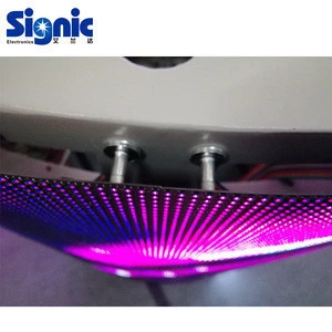New! P4 Flexible LED board with Bluetooth smart phone app programable soft LED moving message display
