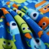 New product cartoon pattern brushed 100% polyester micro printed polar fleece fabric