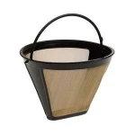 New Product Ideas 2020 Wholesale Off-the-shelf Export Coffee Machine Gold Stainless Steel Filter