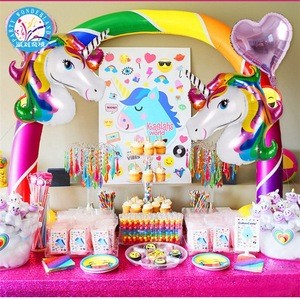 New products unicorn balloons children birthday party supplies wedding baby shower decoration unicorn party supplies