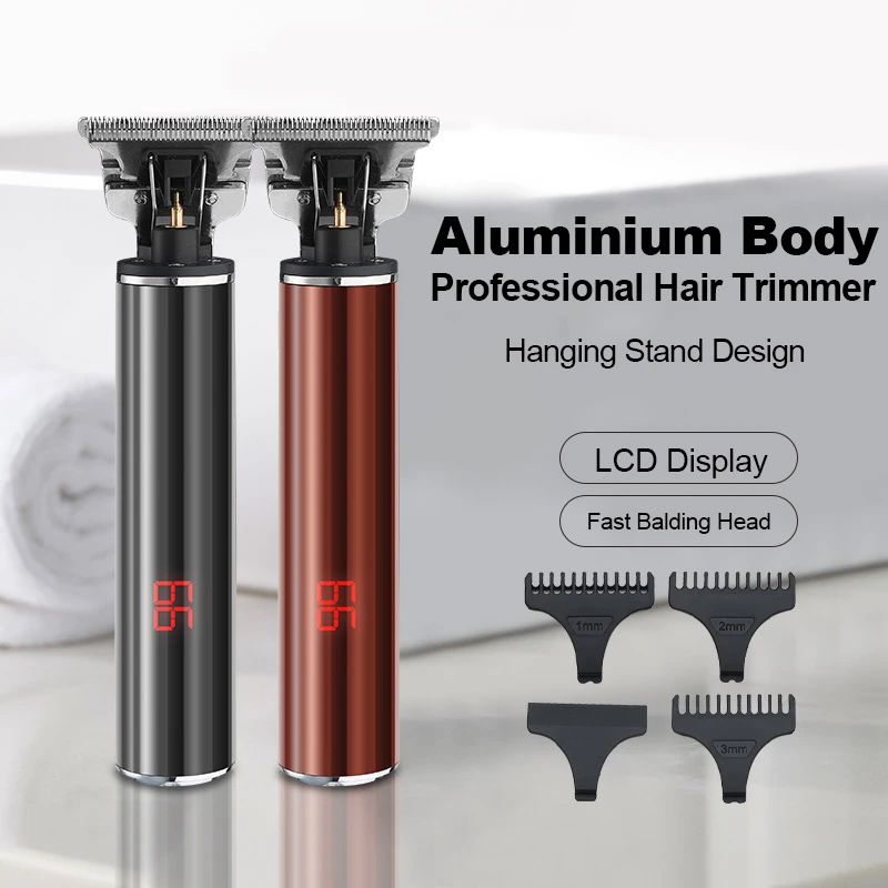 New professional electric hair clipper  T shape hair cutting machine  rechargeable hair trimmer