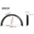 Import New school modified universal fender flares, Black Wide body car fender flare arch from China