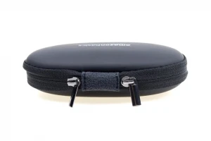 New Style Carrying Zipper Round Earphone Case Other Special Purpose Bags Leather Protective Earphone Case