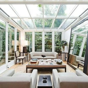 New style cheap outdoor glass garden room