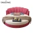 Import new style hot sale hotel bedroom modern luxury king queen size frame dormitory cheap round bed from China
