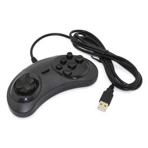 New usb Game Controller for Sega Genesis 2 Black Retro-Bit controller