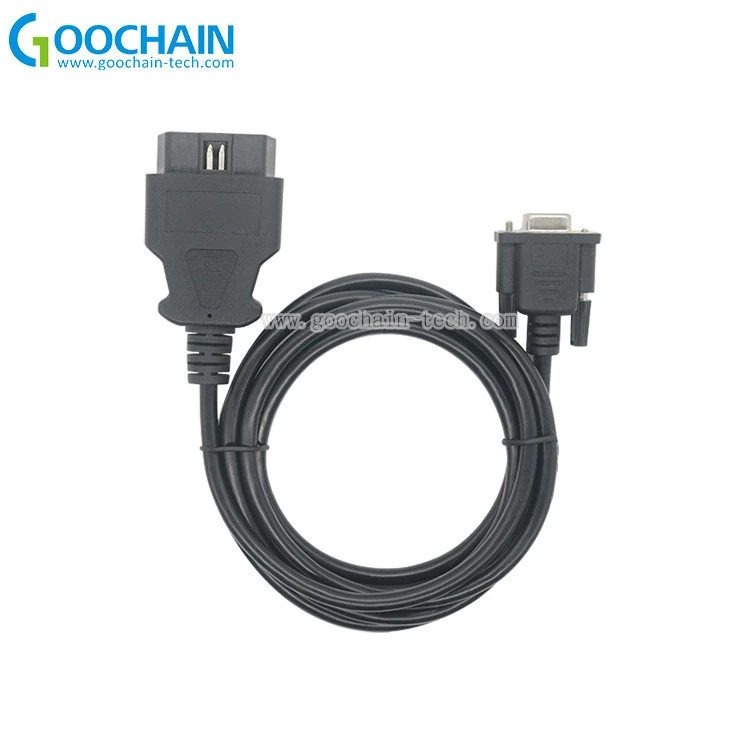 Newest OBD plug Male to DB9 Connector Female For OBD2 Scanner