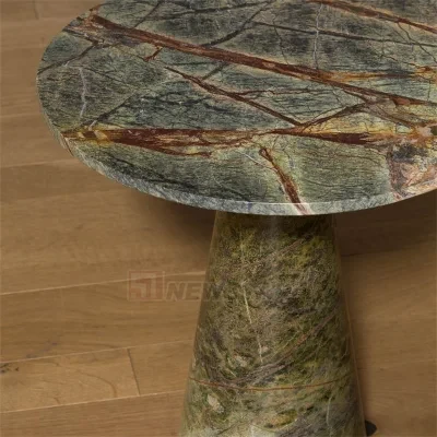 Newstar Simple Marble Modern Living Room Furniture Stone Coffee Table Modern Marble Coffee Table Travertine Round Dining Table