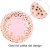 Import Nicro Oem Custom Print Elegant Eco Dinner Pink And Gold Dot Paper Plate from China
