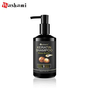 No silicone oil shea butter refreshing bio organic keratin shampoo