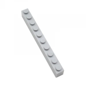 NO.6111 ABS Plastic 1x10 Hole Bulk Small Particle Educational Building Blocks Bricks