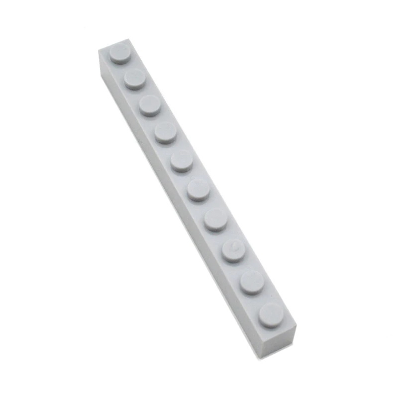 NO.6111 ABS Plastic 1x10 Hole Bulk Small Particle Educational Building Blocks Bricks