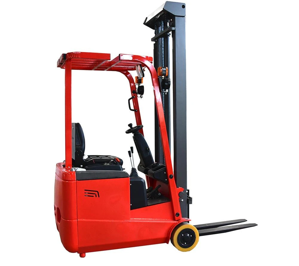Noelift small farm equipment 1ton mini forklift with 3wheels hydraulic lift side loader forklift with built-in fork