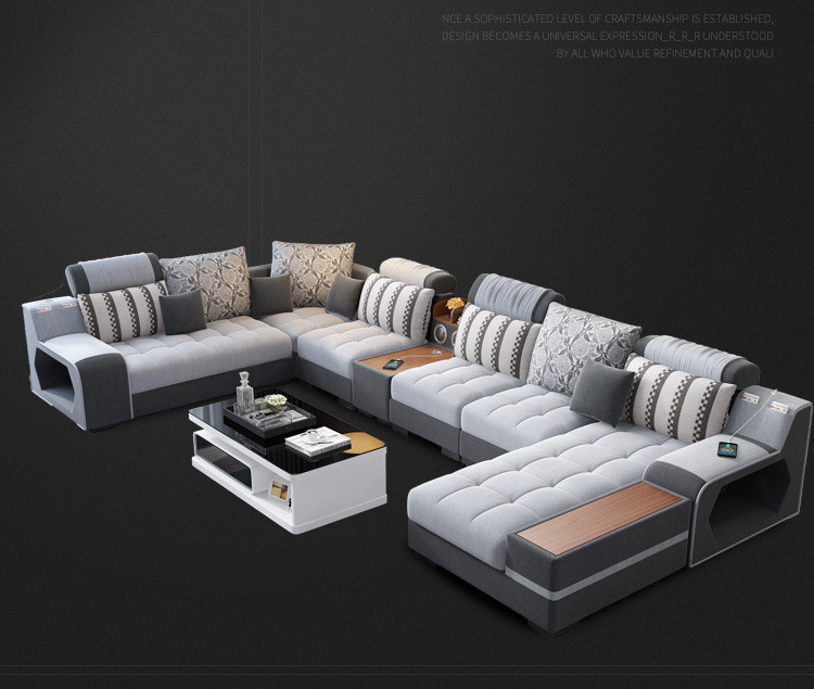 Buy Nordic Modern Living Room Sofa Manufacturers L Shaped Velvet ...