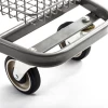 NSF Proved 2-tier Shopping Trolley Metal Double Basket Cart Shopping Trolley