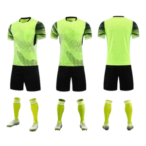 OEM Custom Soccer Wear Set Football Uniform T-shirt Full Team Kit High Quality Sublimation Soccer Jersey
