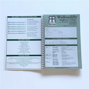 OEM hardcover work-book printing factory in shenzhen
