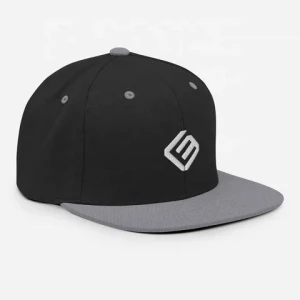 OEM ODM Wholesale Custom Embroidery Logo Snapback Hat 6 Panel Structured High Profile Sport Hats Adjustable Plastic Snap Closure