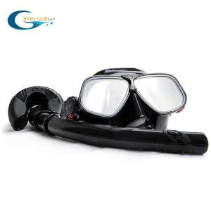 OEM Scuba Diving Mask Set Aluminum Alloys Silicone Mask Snorkeling Sets