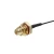 Import OEM Waterproof RF Jumper Coaxial Pigtail Cable 1.13 RG316 SMA Female Bulkhead to UFL Pigtail IPEX Pigtail Cable from China