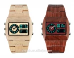 OEM/ODM Watch Factory Wooden Material Simple custom Digital Watch