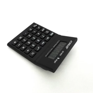 Office mini electronic 8-bit calculator big button solar calculator