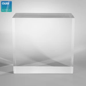 OLEG 20mm transparent plexiglass cast acrylic sheet block