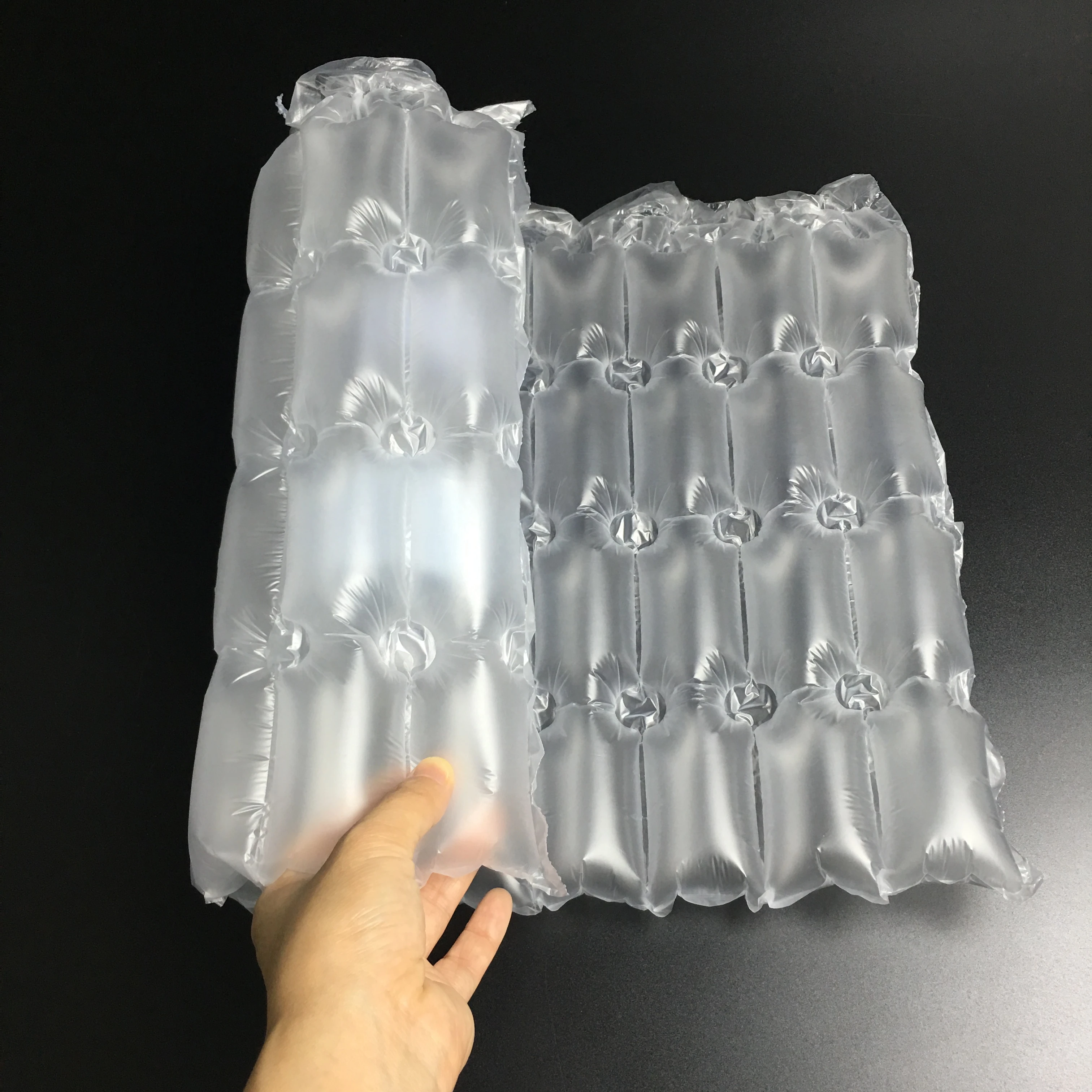 On Demand Void Fill Packaging Material Inflatable Wrap Film Air Bubble Cushion Roll For Protective Shipping Airbag