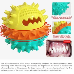 Other Pet Products New Products Amazon Explosive Model Pet Puppy dog chew toys Sounding Dog Toy Squeaking Leaking Ball