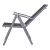 Import outdoor 7 position lightweight Aluminium folding garden chairs with arms from China