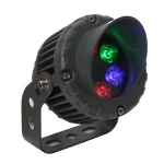 Outdoor Building Structure Pole Tree Light 6W Round RGB Flood Light Garden Landscape Lawn Lamp