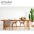 Import Outdoor Furniture New Design Modern Style Garden Hotel Solid Teak Wood Dining Table from China