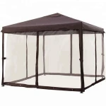 Outdoor Garden Patio 10x10ft  Canopy Gazebo with Mosquito Net