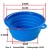 Import Outdoor travel silicone foldable collapsible pet dog bowl from China