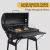 Import Outdoor Trolley Barrel Barbeque Big Machine Charcoal Smoker BBQ Grill for Backyard Party from China