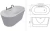 Import Oval Freestanding Acrylic Bathtub SPA Bath Tub Luxury Shower Bath Tub from China