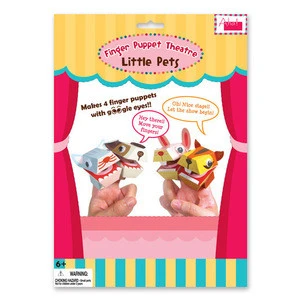 Paper Finger Puppet kit Pets theme