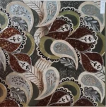peaceful lacquer decorative wall art finish in MOP, moving eggshell, silverleaf, silver in three colors