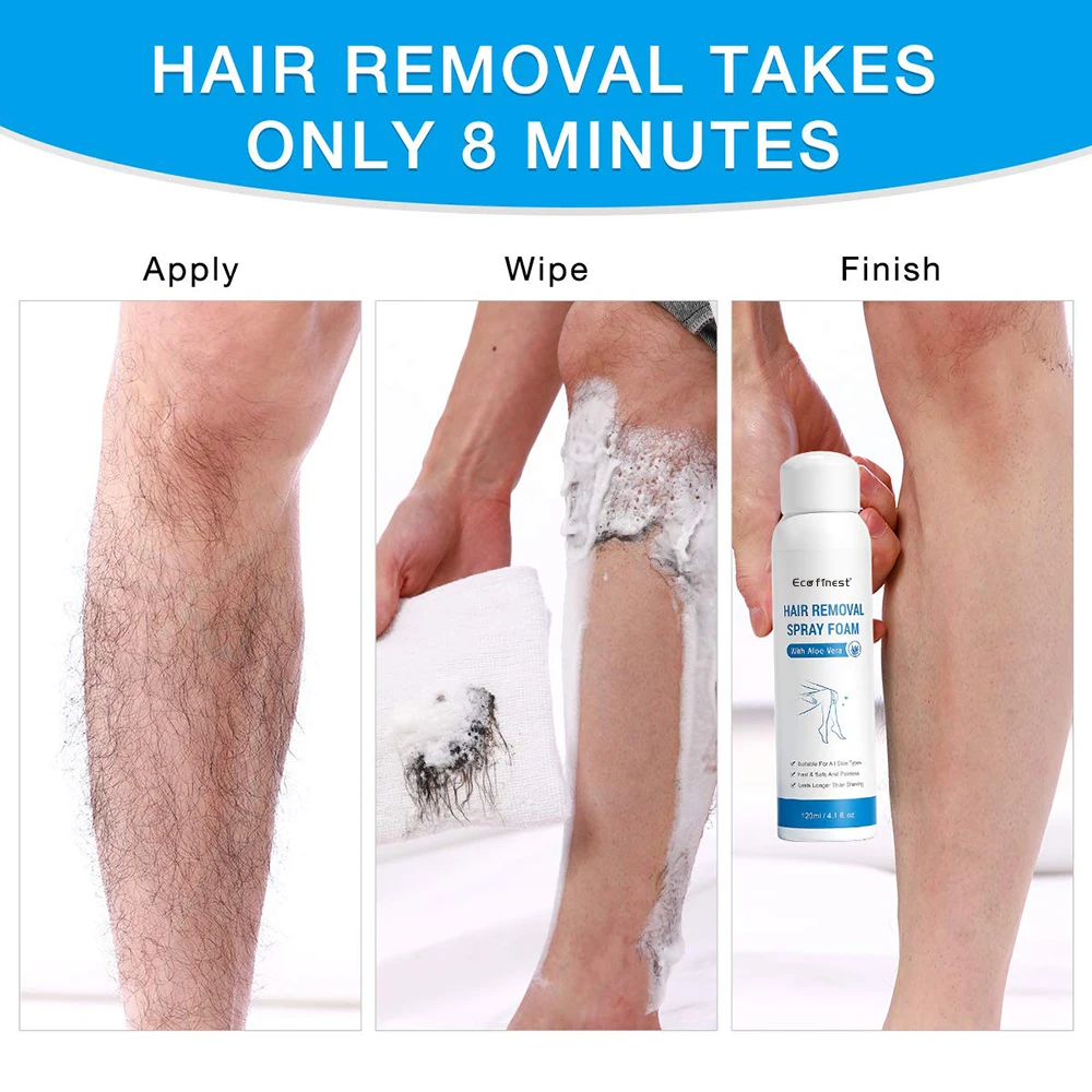 Permanent Hair Removal Spray OEM/ODM Smooth & Painless Remove Hair Spray Foam For Men And Women