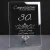 Import Personalised Wedding Anniversary Glass Plaque Wedding anniversary Gift for Parents Anniversary Gift from China