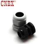 PG19 white flat cable glands connector ,cable jointing connector with cable range 13-18mm, gasket ,CE approval