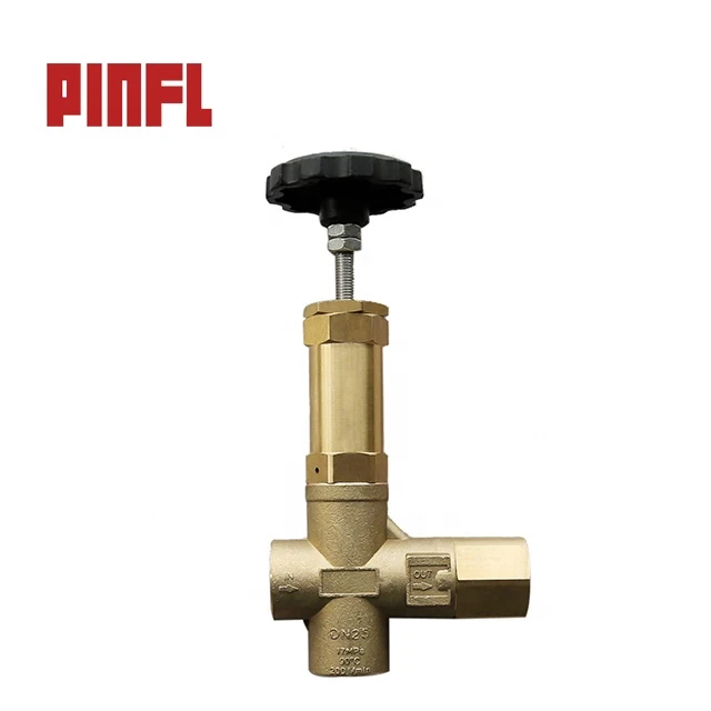PINFL VK200 Brass 2900psi Unloader Valve,Water Pressure Reducing Valves,Pressure Regulator For Plunger Pump