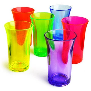 plastic colorful small shot glass for bar