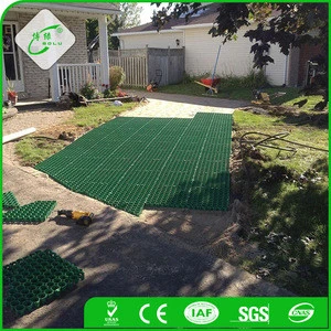 plastic grass lawn gravel grid paver