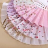 Plastic Hand Folding Fan Chinese Style Customized Dance Folding Fan Promotion Hand Fan Wedding Gift